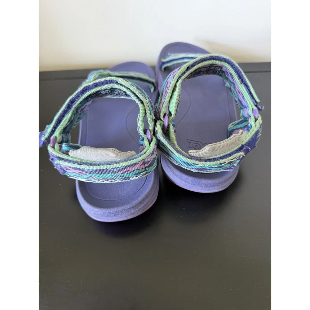 TEVA Big Kids Hurricane XLT Girls Size 7 Delmar Sea Glass Purple Sandals